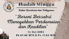 IBADAH MINGGU 26 MEI 2024 GKJW JEMAAT TANJUNG PERAK