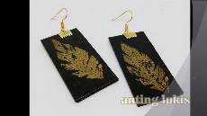 15 TERUNIK ANTING HOOKS LUKIS HANDPAINTING EARRINGS GAYA UNIK ETNIK TRENDI GKJW Feeds