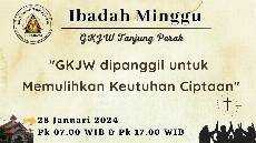 IBADAH MINGGU 28 JANUARI 2024 GKJW JEMAAT TG PERAK