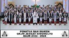 Ibadah Pentahbisan Penatua Diaken Daur 2022 2024 GKJW Simomulyo