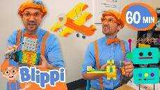 Blippi Builds a Robot at Mighty Coders ni Educational Videos for Kids