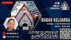 Ibadah Keluarga 14 Oktober 2021 GKJW Jemaat Surabaya