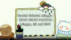 IBADAH KPAR GKJW PACITAN 25 JULI 2021 GKJW Feeds